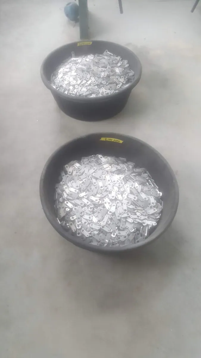 Stamped metal components